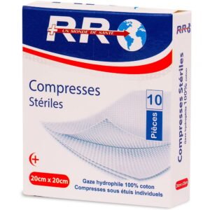 Compresse Stérile 20 x 20 prix maroc