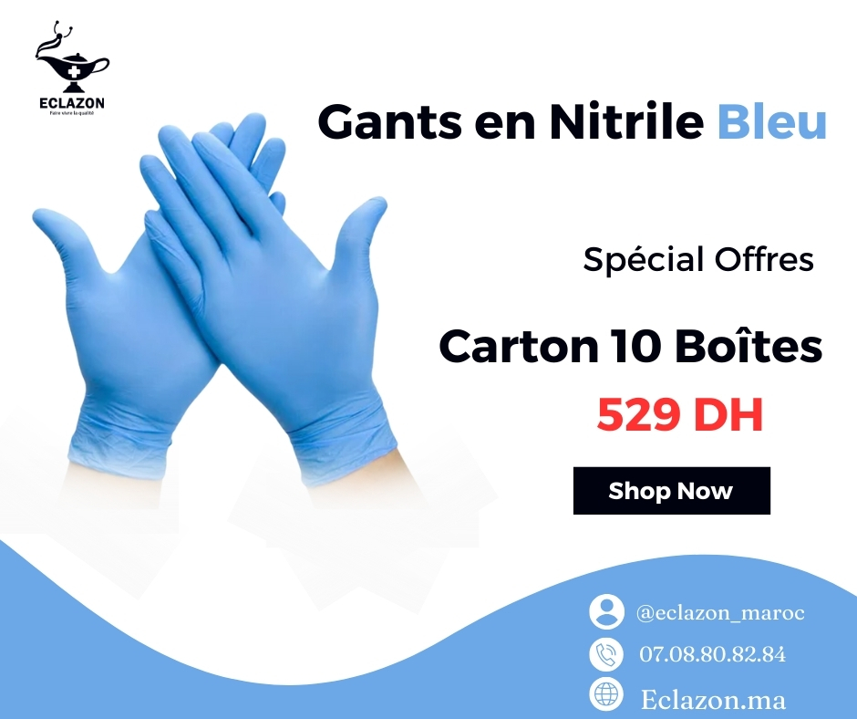 gants nitrile prix maroc