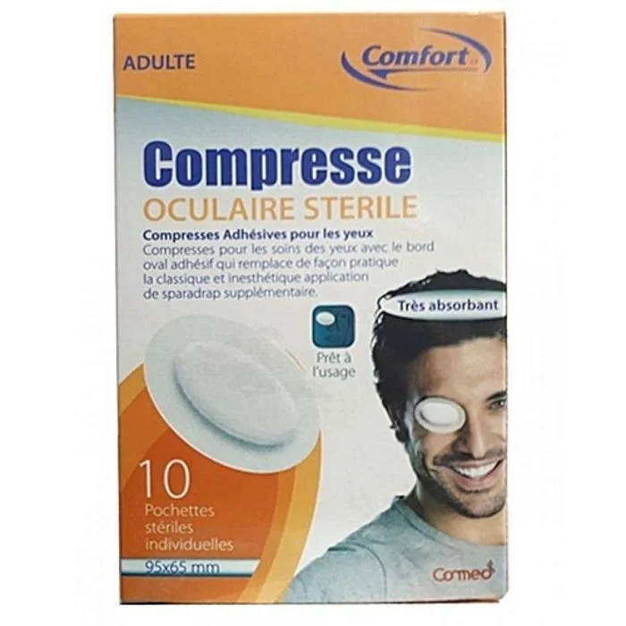 Compresse Oculaire Comfort Adulte 10 Piece Maroc
