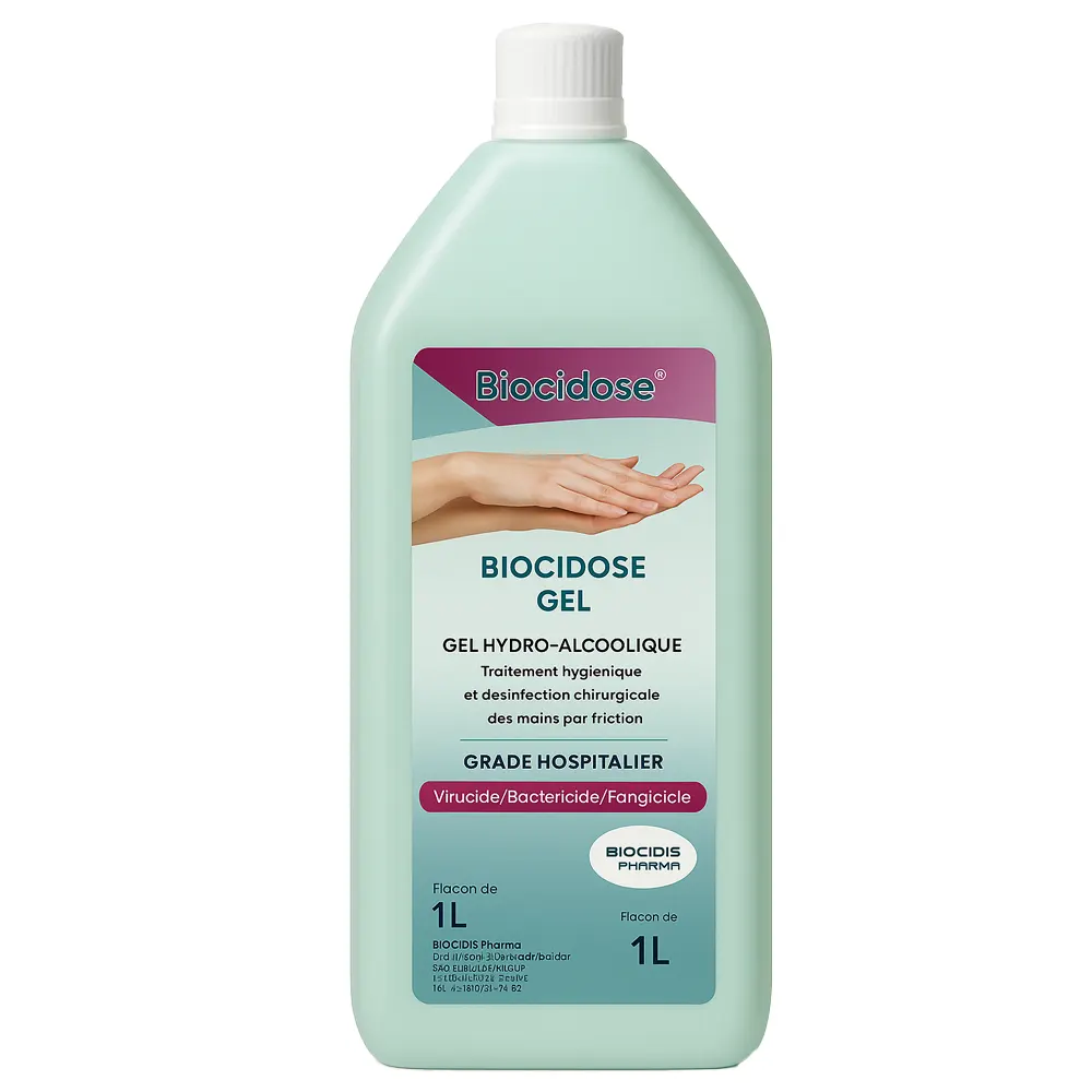 Gel Hydroalcoolique 1L BIOCIDOSE Prix Maroc