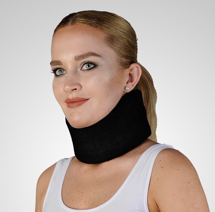 Collier Cervical Souple Noir Maroc